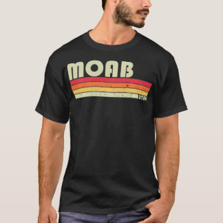 MOAB UT UTAH Funny City Zuhause Roots Gift Retro 7 T-Shirt