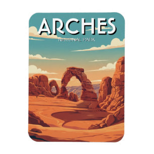 Moab Utah Arches National Park Delikater Bogen Magnet