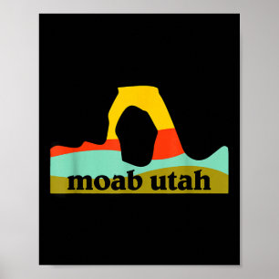 Moab Utah Arches National Park minimalistisches Em Poster