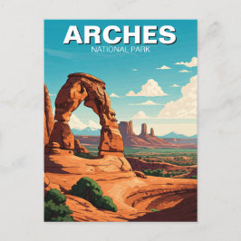 Moab Utah Arches Nationalpark Delikatessen Postkarte