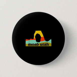 Moab Utah Arches Nationalpark minimalistisches Emb Button