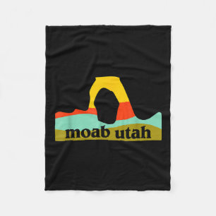 Moab Utah Arches Nationalpark minimalistisches Emb Fleecedecke