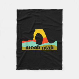 Moab Utah Arches Nationalpark minimalistisches Emb Fleecedecke