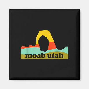 Moab Utah Arches Nationalpark minimalistisches Emb Magnet