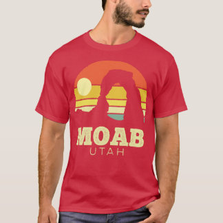 Moab Utah Arches Vintag Sunset T-Shirt