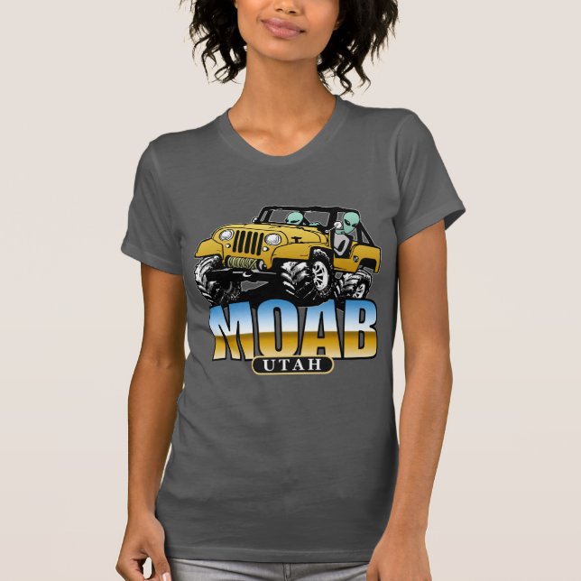 MOAB, Utah - Außerirdische 4x4 T-Shirt (Vorderseite)