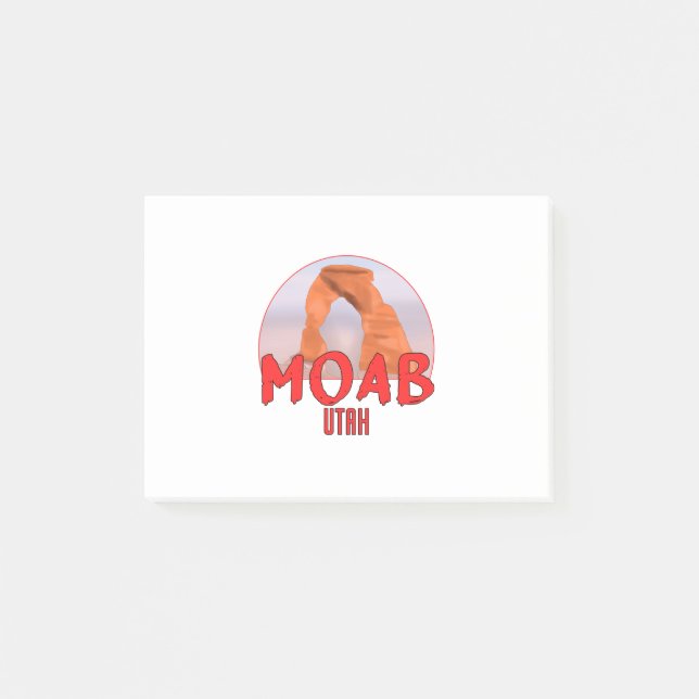 Moab Utah Delicate Arch Post-it Klebezettel (Vorderseite)