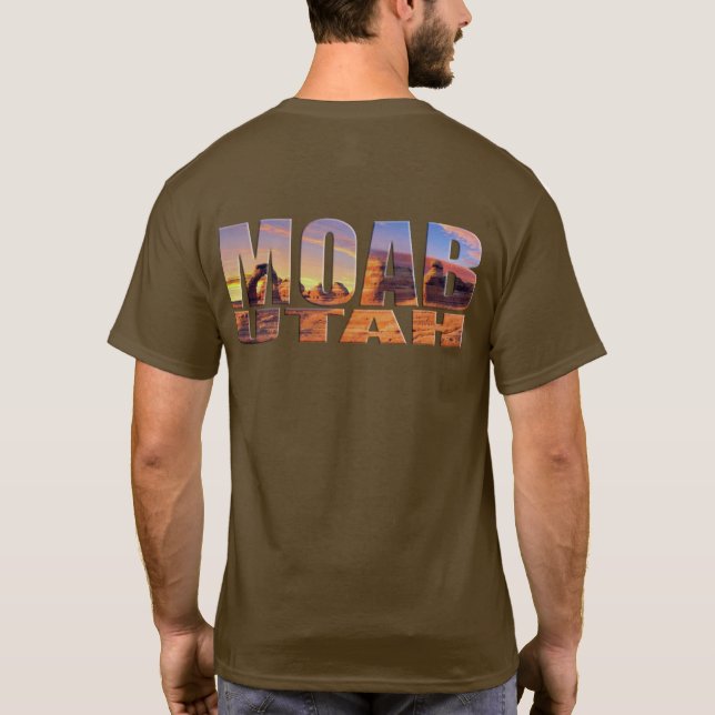 MOAB UTAH GEAR BY EKLEKTIX T-Shirt (Rückseite)