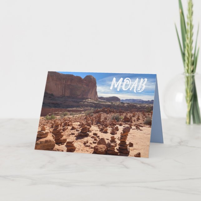 Moab Utah Karte (Vorderseite)
