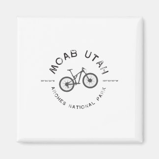 Moab Utah Mountain Biking T  Magnet