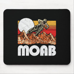 Moab Utah Mountainbiken Vintage Retro 80er Vibe G Mousepad