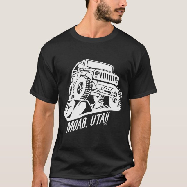 Moab Utah Off Road Desert Adventure T-Shirt (Vorderseite)