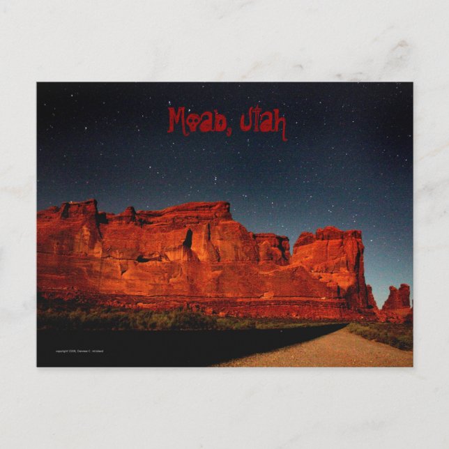 Moab, Utah Postcard Postkarte (Vorderseite)