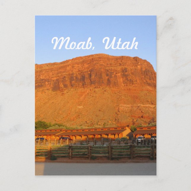 Moab, Utah Postkarte (Vorderseite)