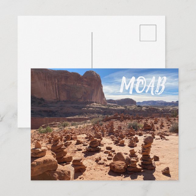Moab Utah Postkarte (Vorne/Hinten)