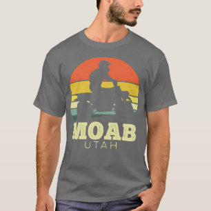 Moab Utah Quadbike Vintag Sunset T-Shirt