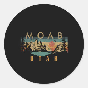 Moab Utah Runder Aufkleber