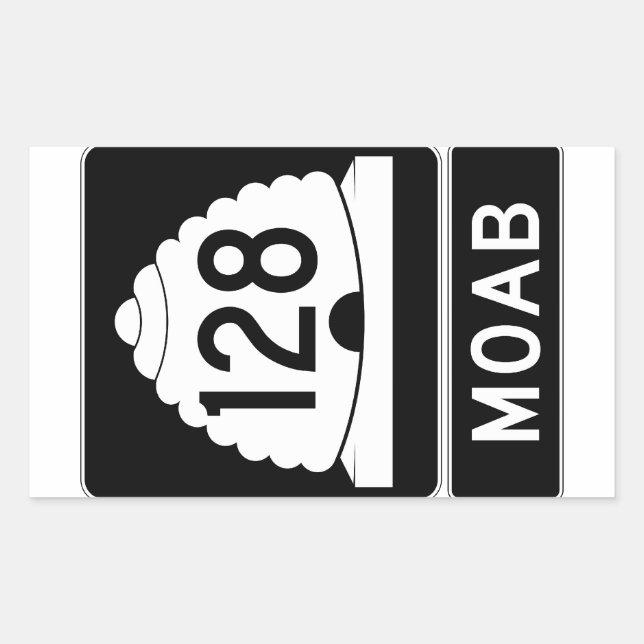 Moab Utah Sticker (Vorderseite)
