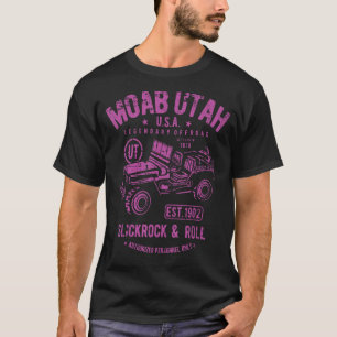 Moab Utah USA Offroad Slickrock gestört 4x4 19 T-Shirt