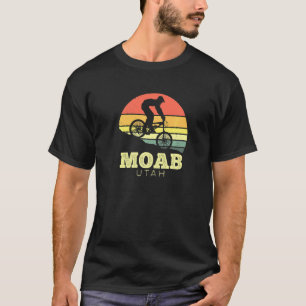 Moab Utah Vintag Sunset Mountain Bike Mtb Außenbe T-Shirt
