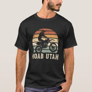 Moab Utah Vintage Dirt Bike Sonnenuntergang Motocr T-Shirt