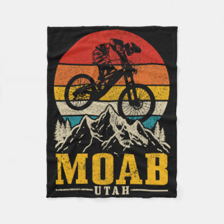 Moab Utah Vintage-Mountainbike Mtb Downhill Usa Fleecedecke