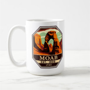 Moab Utah Vintage-Sonnenuntergang Arches Abenteuer Kaffeetasse