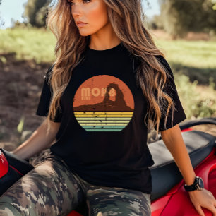 Moab Utah Vintager Sonnenuntergang Arches National T-Shirt