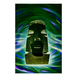 Moai-Boot Poster
