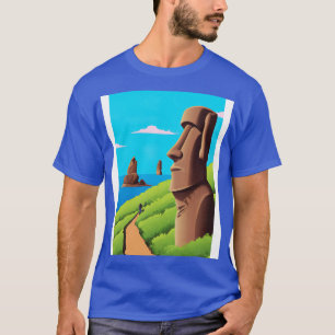 Moai Monumental Statuen T-Shirt