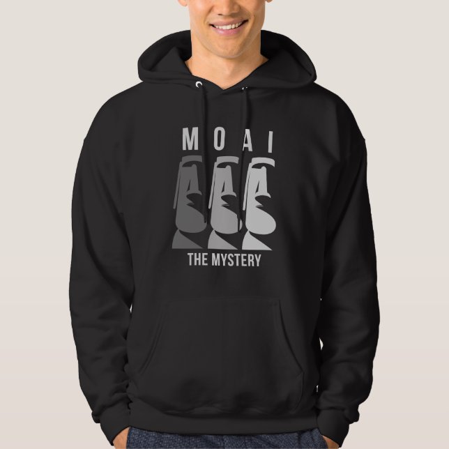 Moai Mystery Rapa Nui Osterinsel Statuen Hoodie (Vorderseite)