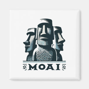 Moai Osterinsel Köpfe Magnet