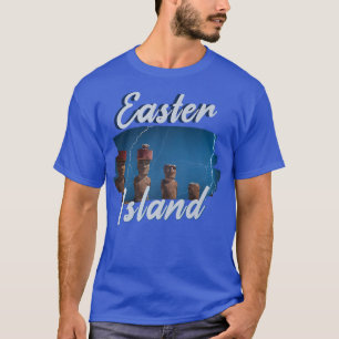 Moai Statue Osterinsel Night Easter Island 4 T-Shirt