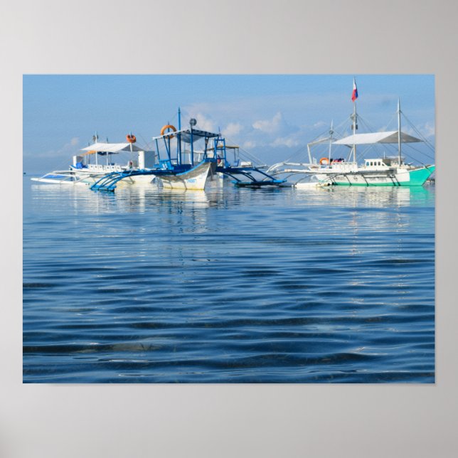 Moalboal Beach in Cebu Poster (Vorne)
