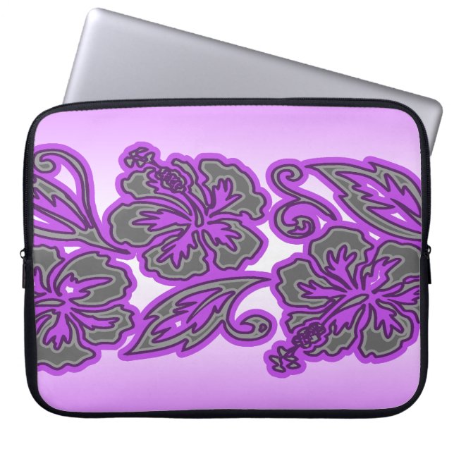 Moana Hibiskus Hawaiian Neoprene Wetsuit Laptopschutzhülle (Vorderseite)