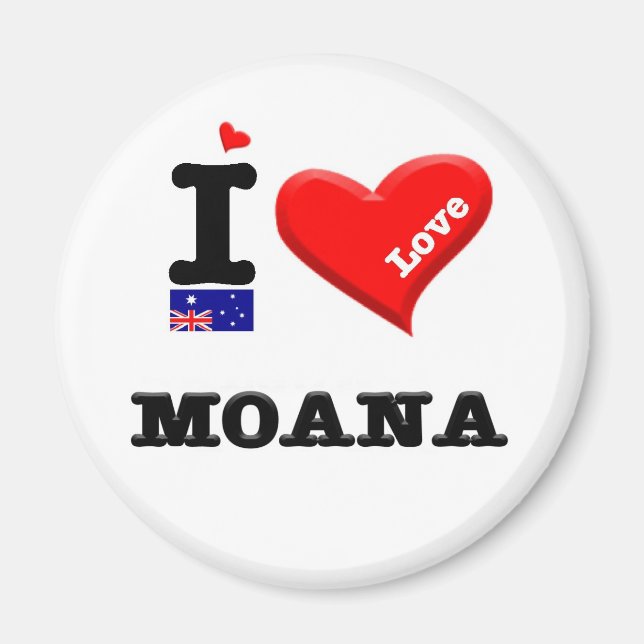 MOANA - I LIEBE MAGNET (Vorne)