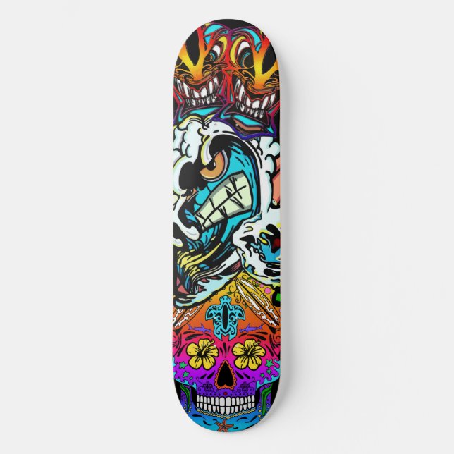 Moana Kai Surf Shop Skateboard Deck (Vorderseite)