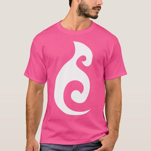 Moana Ocean Maori Symbol White T-Shirt (Vorderseite)