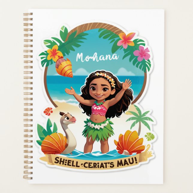 Moana’s Island Birthday Vibes! Planer (Vorderseite)