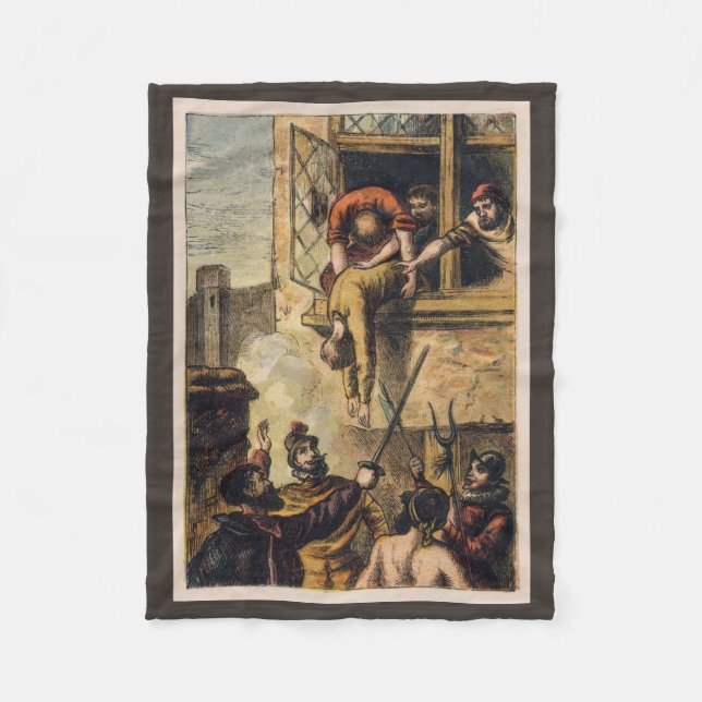 Mob Justice über Massaker am Saint Bartholomew-Tag Fleecedecke (Vorderseite)
