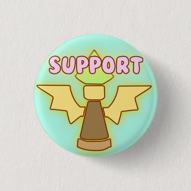 MOBA Rollen-Abzeichen - Unterstützung Button (Vorderseite)