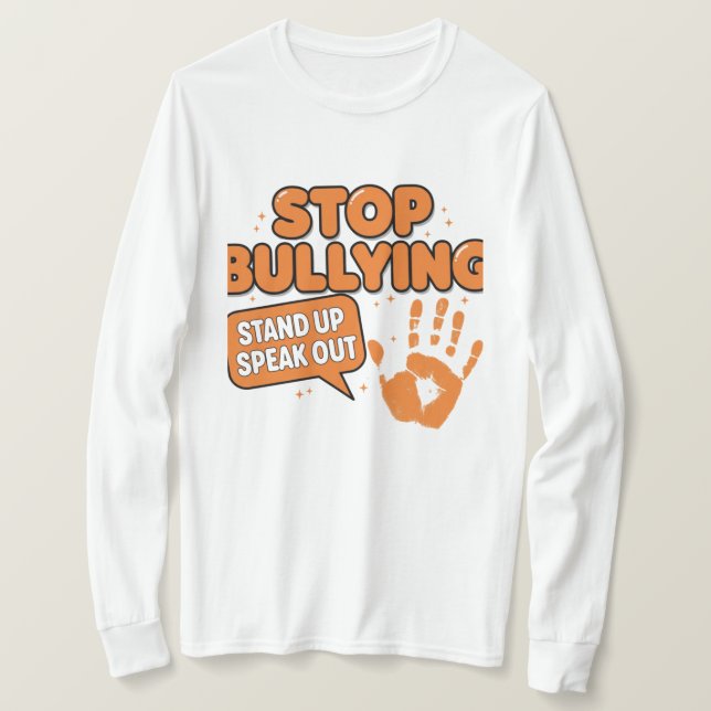 Mobbing stoppen T-Shirt (Design vorne)