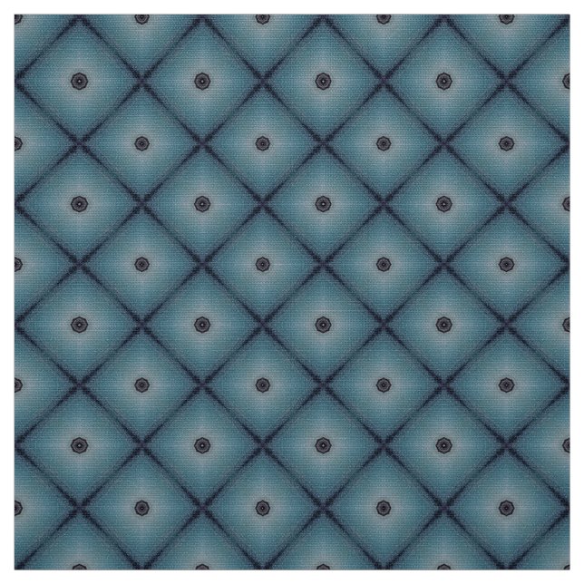 Möbel aus Glitch2-blauem Cyan-Stoff Stoff (Muster)