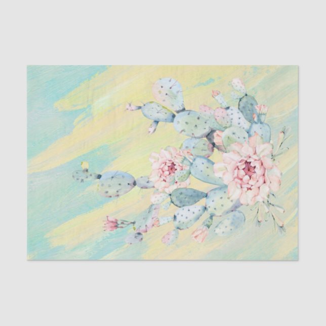 Möbel im Südwesten der Kaktus Seidenpapier (Vorderseite)