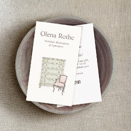 Möbelreparatur, Veredelung, Restaurierung Visitenkarte