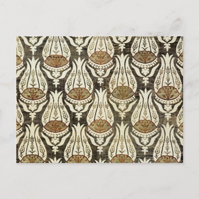 Möbelstoff (1600-1700) von William Morris Postkarte (Vorderseite)