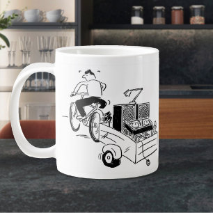 Mobil-DJ-Cartoon-Kaffee Jumbo-Tasse