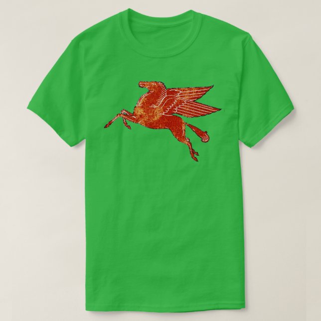 Mobil Pegasus Flying Horse T-Shirt (Design vorne)