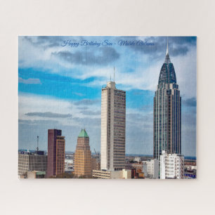 Mobile Alabama Alles Gute zum Geburtstag Sohn Puzzle