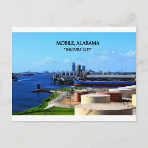 MOBILE, ALABAMA - Die Hafenstadt Postkarte